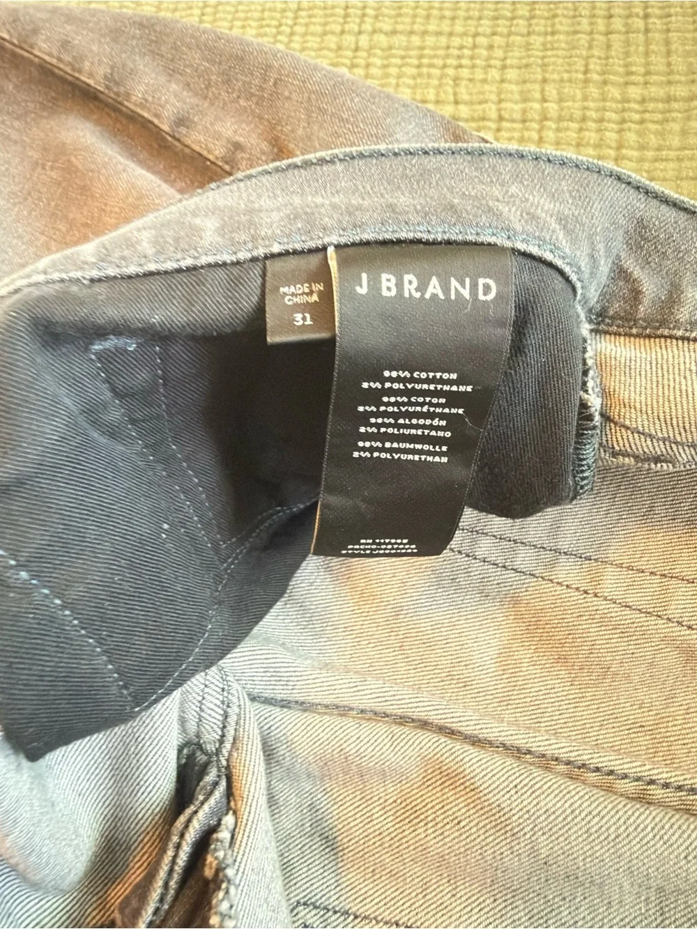 J Brand Men's Washed Gray Skinny Jeans